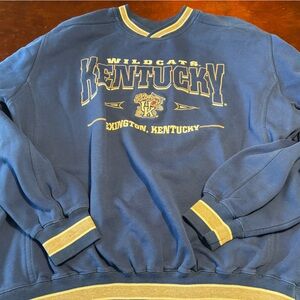 Vintage Lee Sport Kentucky Wildcats Blue Sweatshirt (lg)